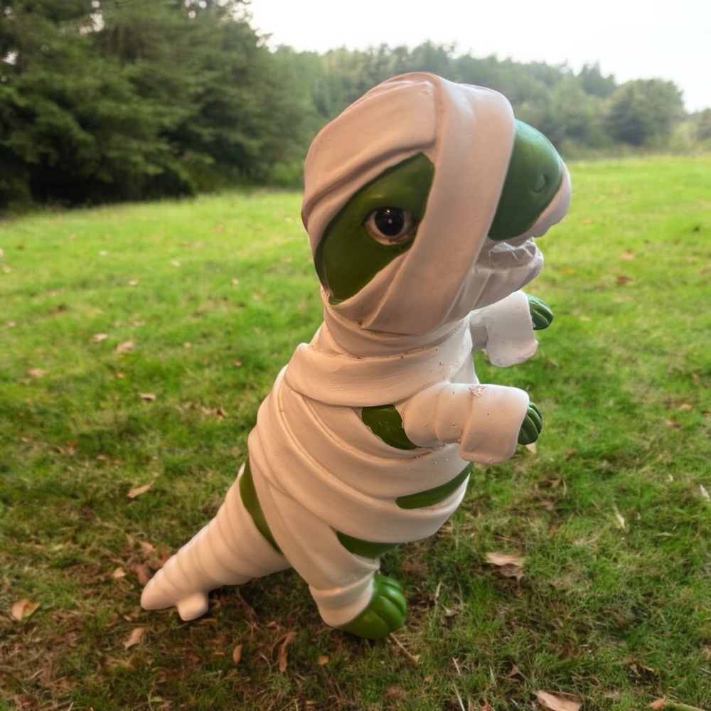 Mummy Dinosaur Halloween Figurine